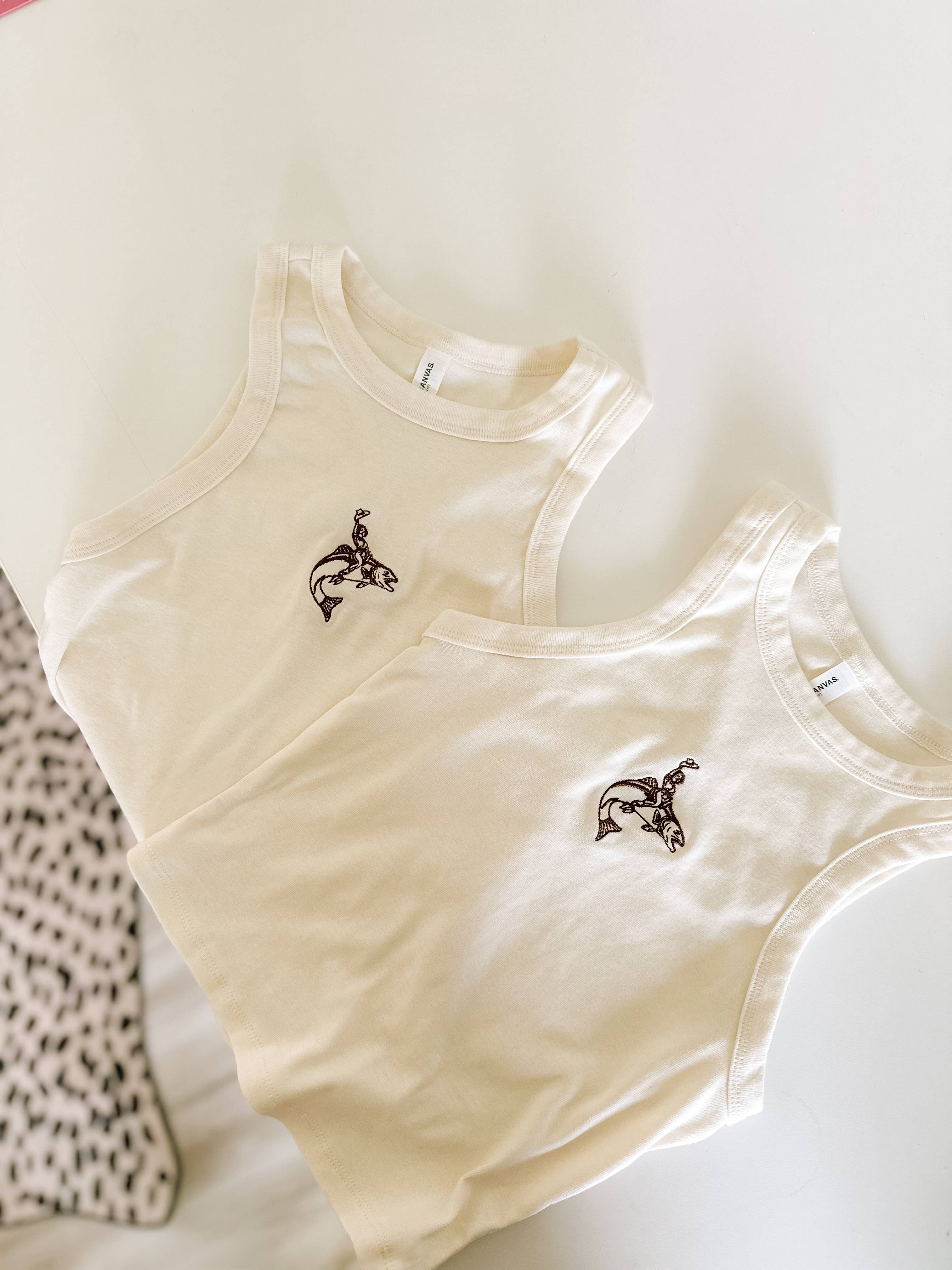 Fishing Cowgirl Tank Top
