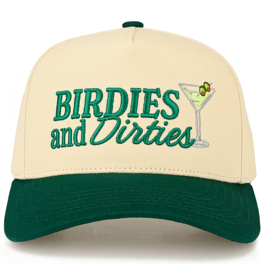 C.C BIRDIES AND DIRTIES Letter on Two Tone Trucker Hat