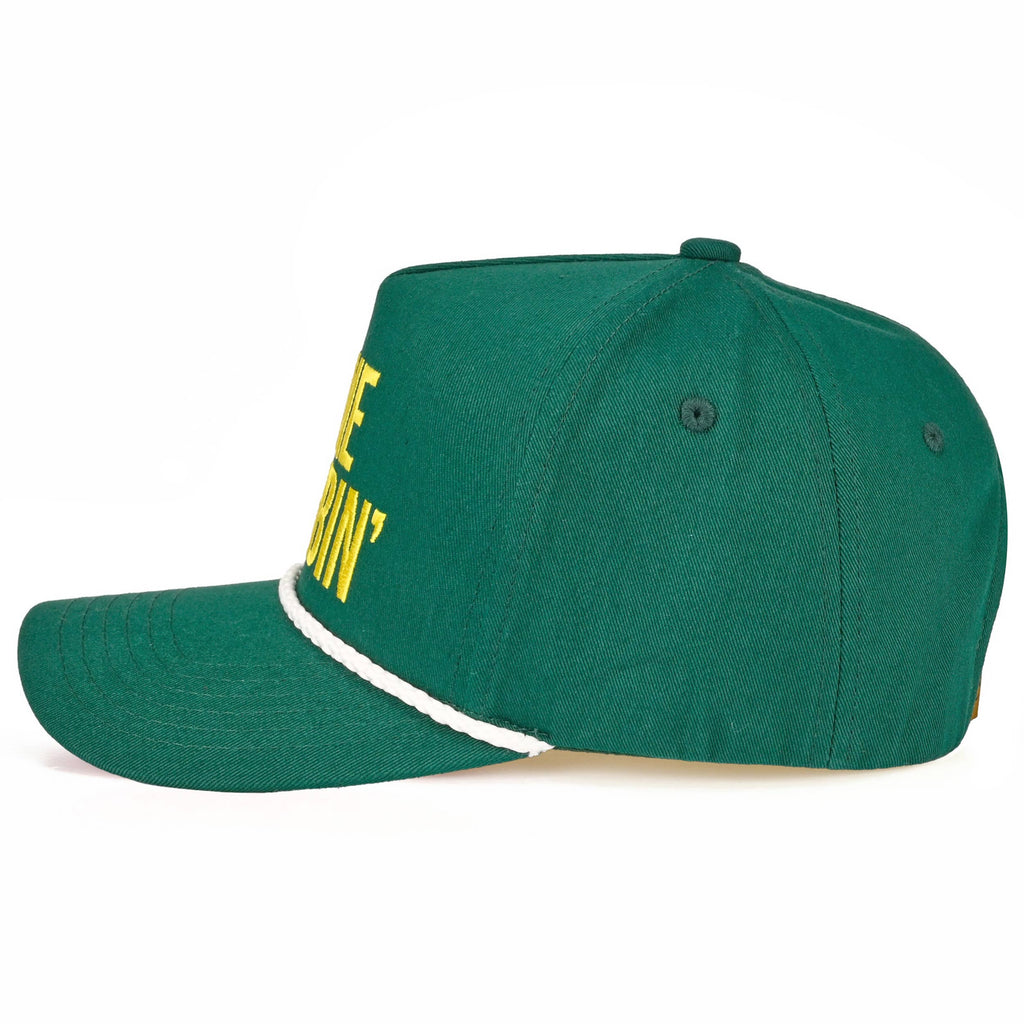 C.C GONE CLUBBIN' Letter with Rope on Two Tone Trucker Hat