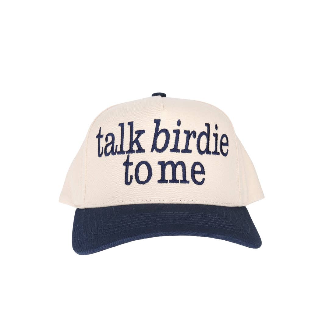 Talk Birdie Embroidered Trucker Hat