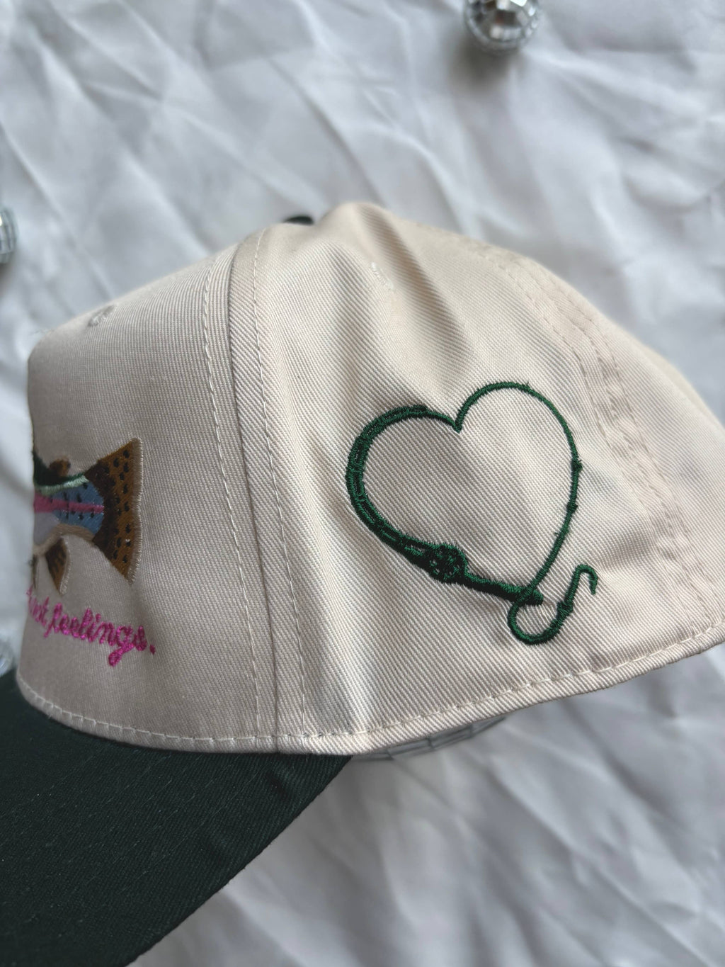 Catching Fish Not Feelings Trucker Hat 